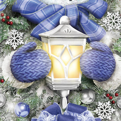 🔥Buy 2 Get Free Shipping🔥🎁"A WARM WINTER WELCOME" SNOWMAN WREATH 🌲Self-adhesive wall paste⛄